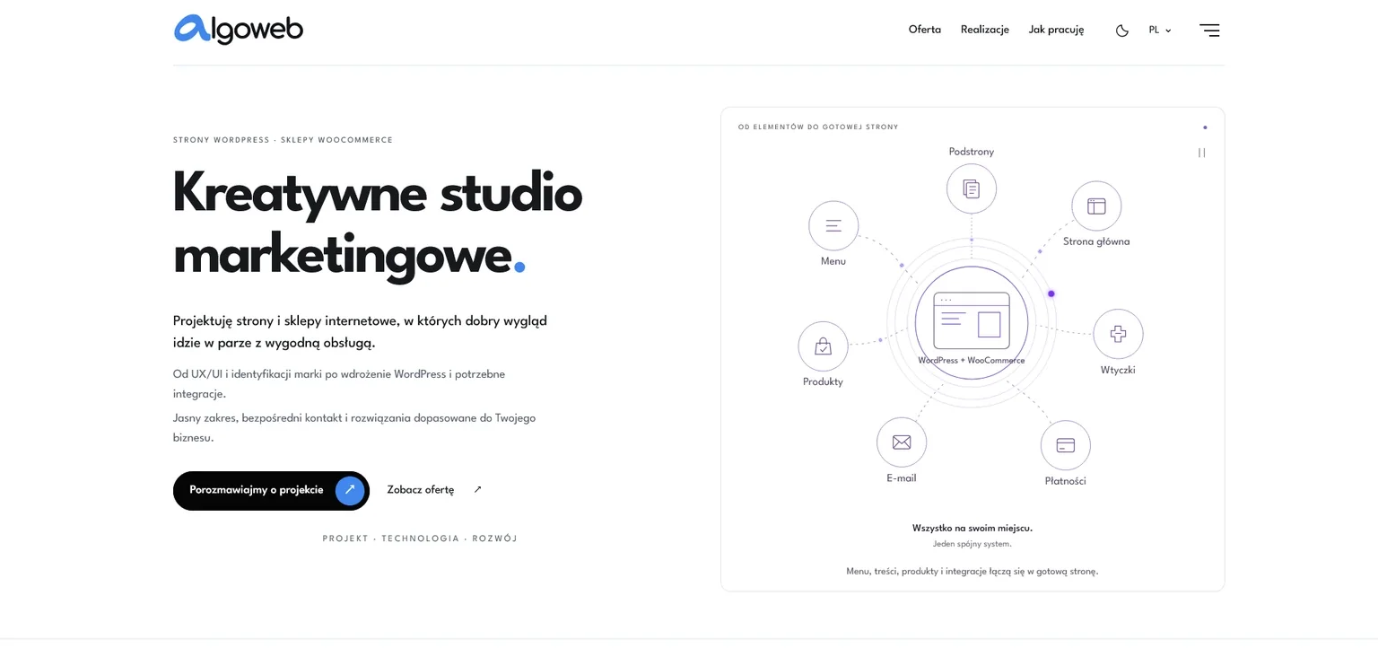 ALGOWEB — strona główna.